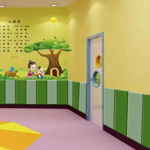 墙裙壁画软包国学幼儿园专用墙裙软包