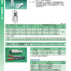凯士士闭端端子CE-1KSS接线端子 压线帽 接线夹