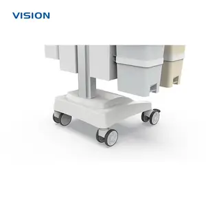 VISION 23088|可升降显示器护理推车 带抽屉 / 垃圾桶查房台车