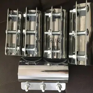不锈钢管夹玻璃弯管连接专用不锈钢硅胶管夹批发