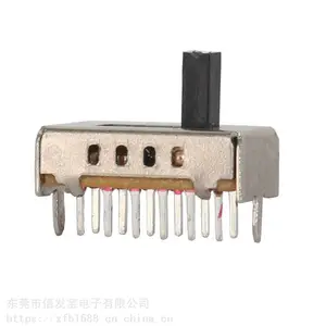 SS-24D07(2P4T)高品质双排四档拨动开关,滑动开关厂家直销