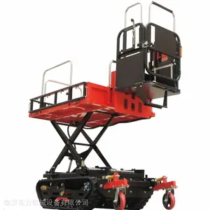 诺力瓦电动履带液压升降作业采摘工作平台