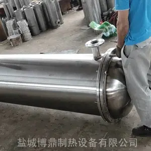 博鼎生产定制 管式换热器 不锈钢高压储罐 高压油水全316换热器