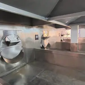 供应调味品加工机械CZJ-900型电磁加热炒货机