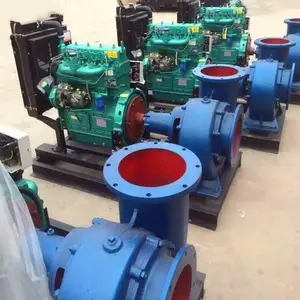 中泉农林灌溉泵 10寸柴油机离心抽水混流泵 大流量铸铁配件