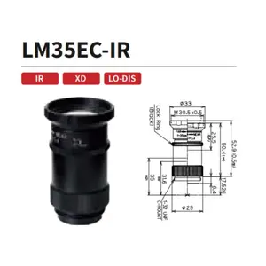 LM35EC-IR KOWA 2800万1.2英寸35mm红外修正工业镜头 可见光-近红外 光圈F2.4 / F2.8 / F4 / F5.6 / F8 镜头C接口