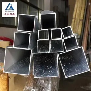 供应6063国标铝管 铝方管 铝方通 建筑幕墙专用铝方管