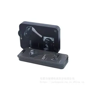 网红方形耳机铁盒***耳机铁盒马口铁耳机盒 定制电子产品包装罐