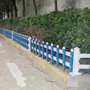 PVC草坪护栏塑钢围墙护栏变压器围栏现货批发安装
