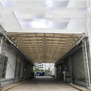 长沙推拉雨棚骨架设计 户外仓库雨棚 活动厂房定做 免费量尺寸