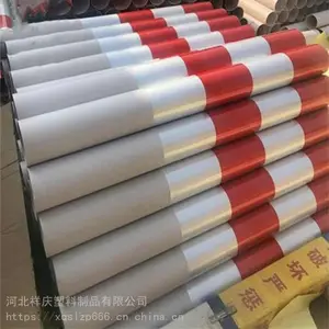 交通安全警示柱 红白圆方形警示柱 玻璃钢警示柱