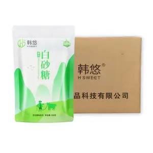 批发韩悠白砂糖500g 小包装食糖整箱一级白糖