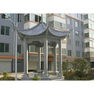 古建青石亭子园林景观装饰凉亭支持定制量大优惠