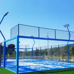粉末静电喷塑全景板式网球场馆围栏护栏围网数控自动加工生产
