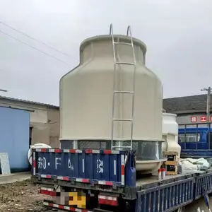 冷却塔工业小型冷水塔加厚玻璃钢凉水塔10T至200吨圆形降温散热塔