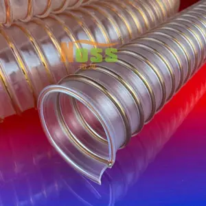 SZAIRDUCSS耐磨耐磨真空钢丝波纹管PUR-301 输送管深圳诺锐工厂