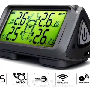 太阳能无线汽车胎压监测系统 TPMS 胎压监测仪