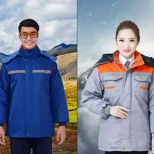 冬季工作服棉袄款式图片陕西西安工服定制