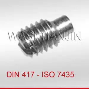 供应 DIN417 开槽柱端紧定螺钉 天津WASI