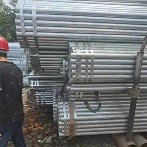 隆原 热镀锌无缝钢管 使用加工设备进行切割 切口平滑 误差范围小