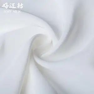 厂家供应22mm 真丝弹力双绉 裙子衬衫婚纱礼服时装面料批发