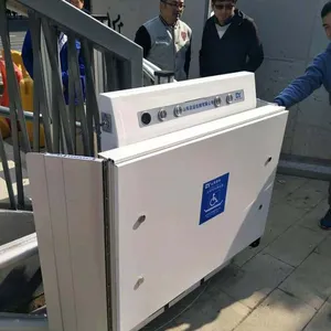 斜挂式升降机 哈尔滨市 平房区启运楼道斜挂式平台 斜坡无障碍平台