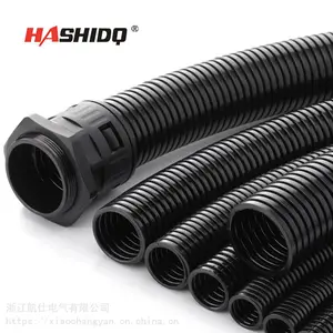 塑料波纹管PE波纹管穿线软管PP阻燃绝缘保护套线管PA尼龙电线套管可开口