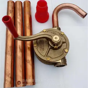 DN25防爆铝合金手摇油泵润滑油200L大桶专用桶提油器硫酸厂化工酒精厂用304不锈钢耐腐蚀油抽子