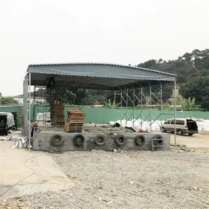 钦州浦北 户外电动 推拉蓬 xypb-15 篮球场 折叠伸缩
