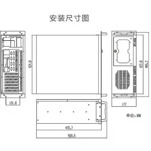 ����(GITSTAR) 4U���ػ�IPC-660 ����ƽ̨�����ĺ�FT2000