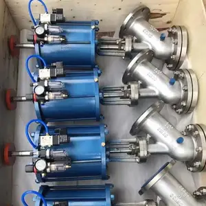HG5-1425-81手动带气动放料阀