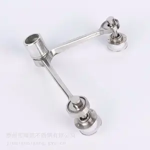 220雨棚支撑304点支式玻璃幕墙不锈钢爪件 驳接爪四爪 尺寸