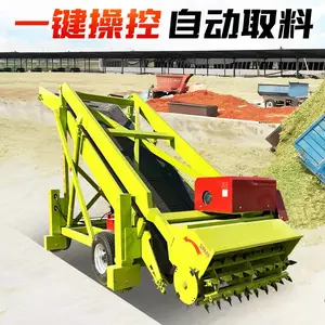 小型电动扒草机视频 牧草刮料机参数 青贮取料机型号