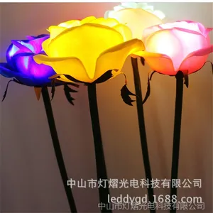 大量库存地插灯 仿真郁金香地插灯 地插玫瑰花灯 灯光节装饰灯