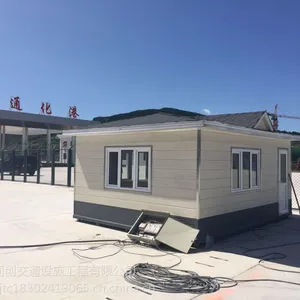 哈尔滨景区收费岗亭-供应物业保安室20台不锈钢岗亭赶制中