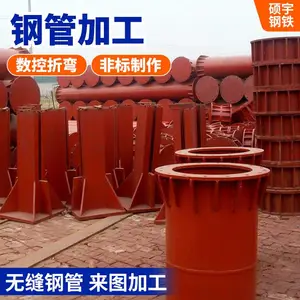 建筑工程焊接钢管加工定做 硕宇钢铁Q345B大口径螺旋管
