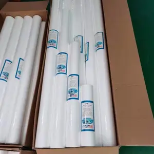 PP过滤棉喷绒滤芯白色工业纯净水器设备用长度101/76/50/25cm公分