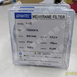ADVANTEC东洋孔径0.2um纯PTFE有机溶剂滤膜T020A047A