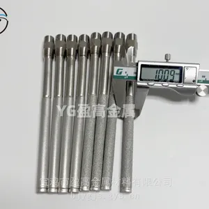 惰性气体分配过滤外径10㎜不锈钢烧结毛细管 仪表前置过滤金属滤芯