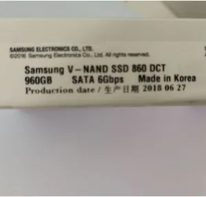 全新860 DCT 960GB/1.92T/3.84T 2.5英寸SATAIII 企业级固态硬盘