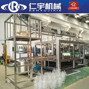 仁宇旋转式三合一灌装机,大桶水灌装机 3L-***瓶水灌装机