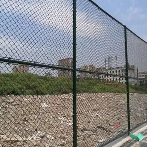 学校体育设施包塑围网 公园休闲场地绿色成品网 篮球场围网设计建造