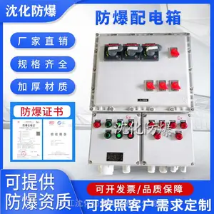 定制防爆照明动力配电柜 不锈钢仪表控制箱 IIC/IIB级环保配电箱