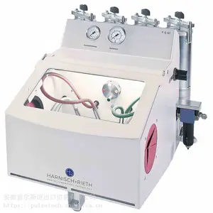 供应德国Harnisch+Rieth型号PG-400桌面式多罐型喷砂机可实现砂粒循环使用