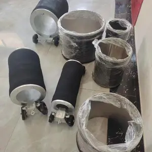 非开挖修复气囊材料不锈钢快速锁双胀圈树脂胶水树脂玻璃纤维布现货速发定制双涨圈