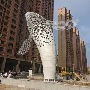 户外金属异形摆件 大型不锈钢雕塑 园林景观雕塑 广场地产项目适用