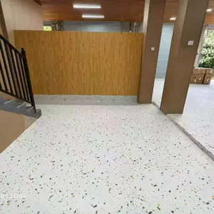 培训班学校白色碎花pvc塑胶地板卷材复合耐磨防水泥地面直接铺贴