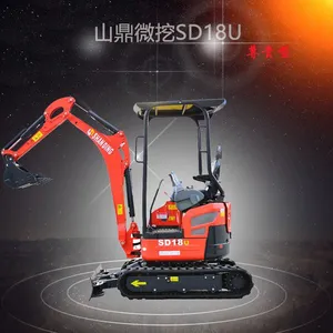 【植树造林】进口小型挖掘机 挖土机山鼎品牌