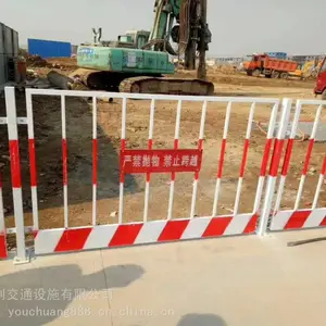 济宁泥浆池防护基坑护栏 工地隔离栏 电梯门防跌落护栏 厂家直销