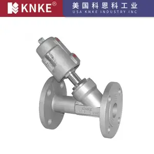 进口内螺纹气动角座阀 品牌:美国KNKE科恩科